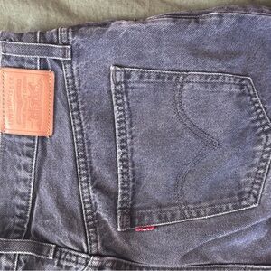 Levi’s black wide leg jeans